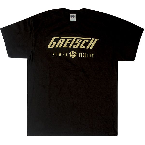 Foto van Gretsch power & fidelity logo t-shirt maat xl