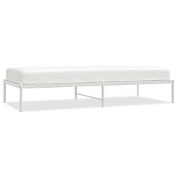 Foto van The living store bedframe classic - metalen - 207 x 95 x 31 cm - robuust en elegant