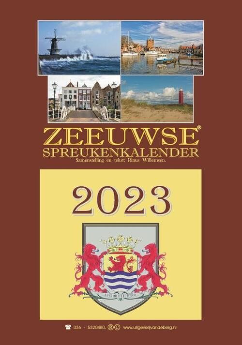 Foto van Zeeuwse spreukenkalender 2023 - rinus willemsen - paperback (9789055125197)