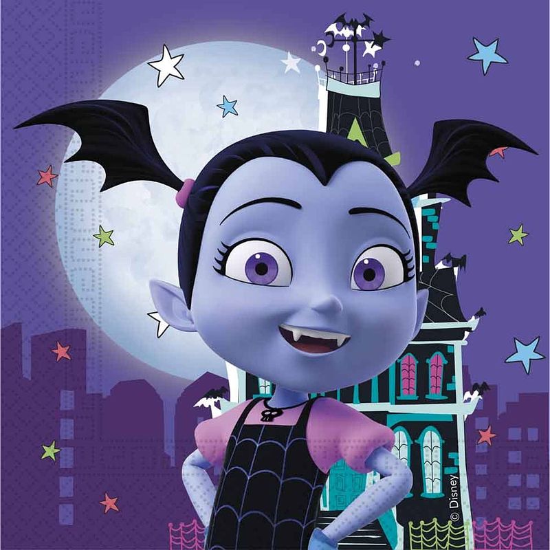 Foto van Procos servetten vampirina multicolor 33 x 33 cm 20 stuks