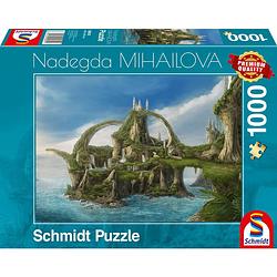 Foto van Schmidt puzzle legpuzzel watervalleneiland karton 1000 stukjes