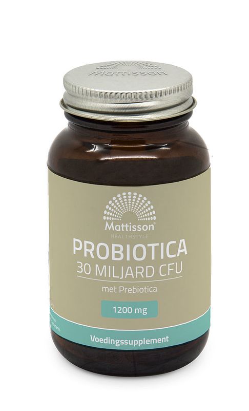 Foto van Mattisson healthstyle probiotica 30 miljard cfu 1200mg capsules