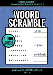 Foto van Puzzelboek met 1.000 woord scramble raadsels - nr. 18 - puzzelboeken & meer - paperback (9789464659696)