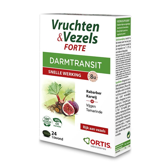 Foto van Ortis vruchten & vezels forte darmtransit tabletten