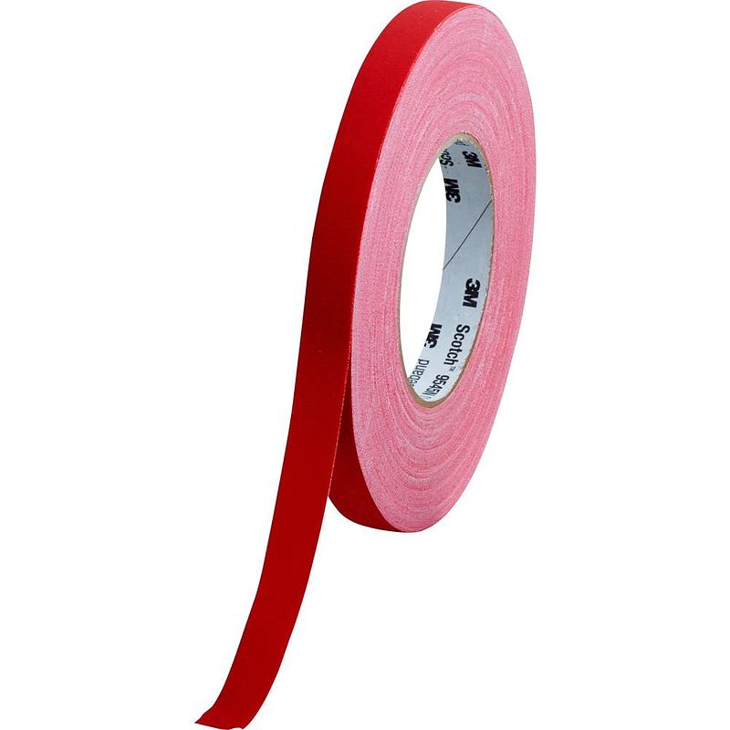 Foto van 3m 3m 9545nr15 textieltape scotch rood (l x b) 50 m x 15 mm 1 stuk(s)