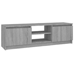 Foto van The living store tv-meubel - trendy - tv-meubels - 120 x 30 x 35.5 cm - grijs sonoma eiken