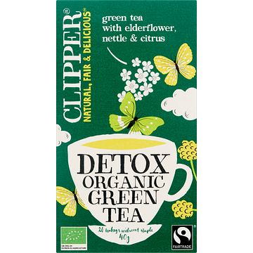 Foto van Clipper detox organic green tea 20 stuks bij jumbo