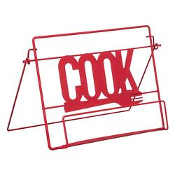Foto van Decopatent® kookboekstandaard - cook - boekenhouder standaard - metaal