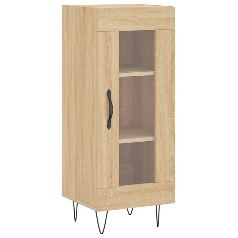 Foto van Infiori dressoir 34,5x34x90 cm bewerkt hout sonoma eiken