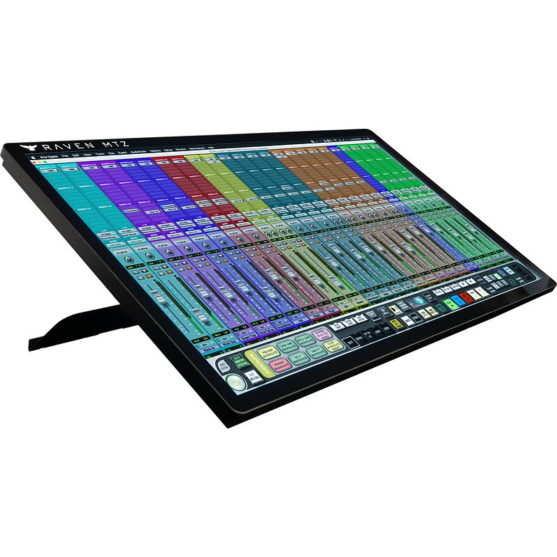 Foto van Steven slate audio raven mtz multitouch daw controller en beeldscherm