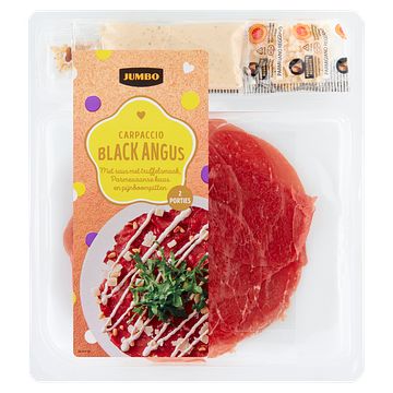 Foto van Jumbo carpaccio black angus 143g