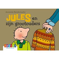 Foto van Jules en zijn grootouders - jules kartonboekje