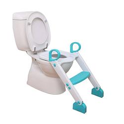 Foto van Dreambaby step-up toilet trainer aqua-wit