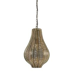 Foto van Light & living - hanglamp micha - 29x29x48.5 - goud