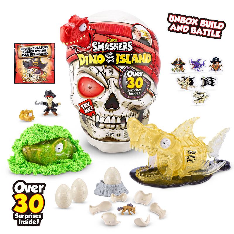 Foto van Smashers dino island giant skull series 1