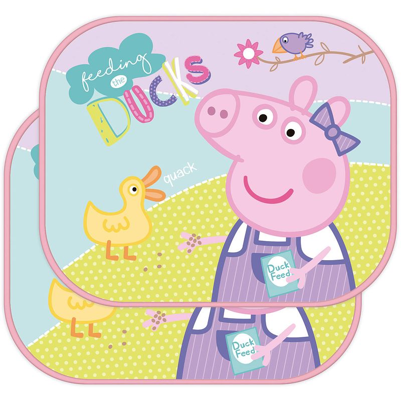 Foto van Nickelodeon zonneschermen peppa pig junior 36 x 45 cm 2 stuks