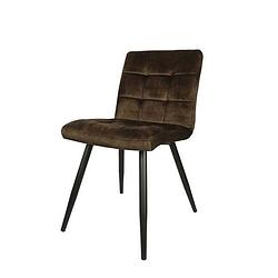 Foto van Non-branded decostar stoel frankford 58,5x47x82,5 cm bruin