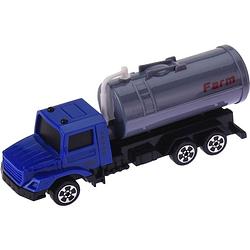 Foto van Free and easy vrachtwagen met trailer 12 cm blauw