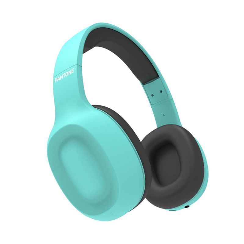 Foto van Bluetooth koptelefoon, groen - kunststof - celly pantone