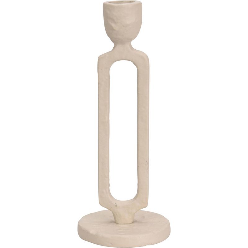 Foto van Nampook - candle holder 8x20 cm warm grey