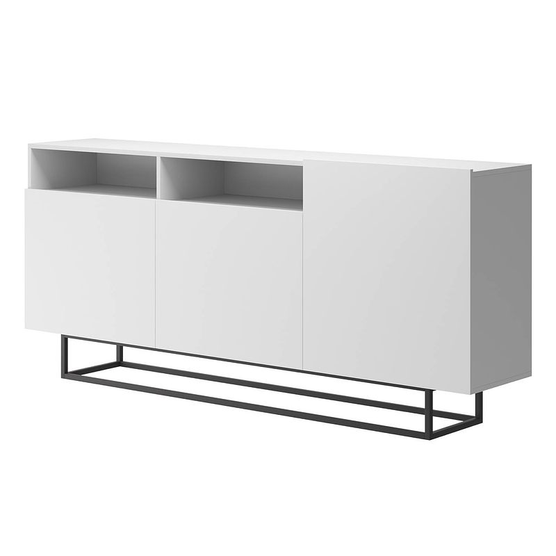 Foto van Meubella - dressoir eos - wit - 180 cm