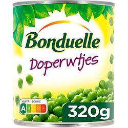 Foto van Bonduelle doperwtjes extra fijn 320g bij jumbo