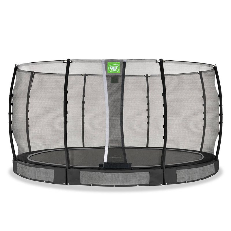 Foto van Exit allure classic inground trampoline ø427cm - zwart