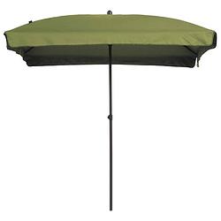 Foto van Stokparasol patmos luxe 210 x 140 cm sage green