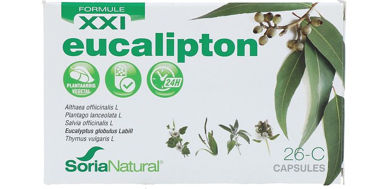 Foto van Soria natural eucalipton xxi capsules