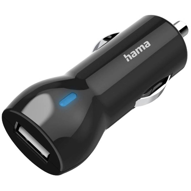 Foto van Hama car charger 12w 00201635 usb-oplader 2400 ma 1 x usb-a auto, vrachtwagen