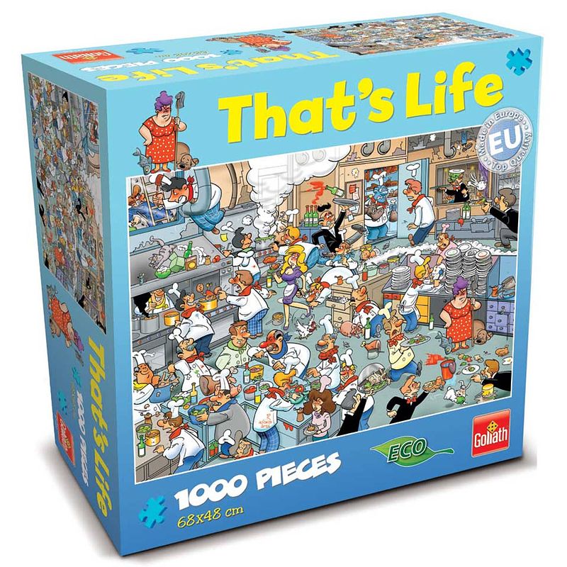 Foto van That'ss life puzzel keuken - 1000 stukjes