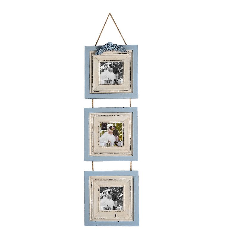 Foto van Haes deco - multi fotolijst 7x7 blauw, formaat 16x3x61 cm - farm living