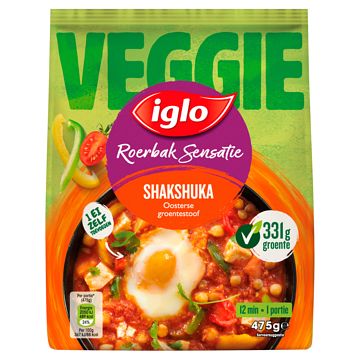 Foto van Iglo roerbak sensatie veggie shakshuka 475g bij jumbo