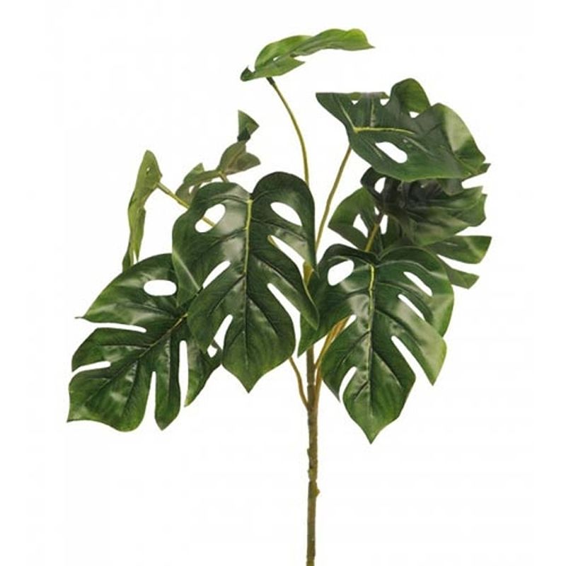 Foto van Philondendron 45 cm groen kunstplant nova nature