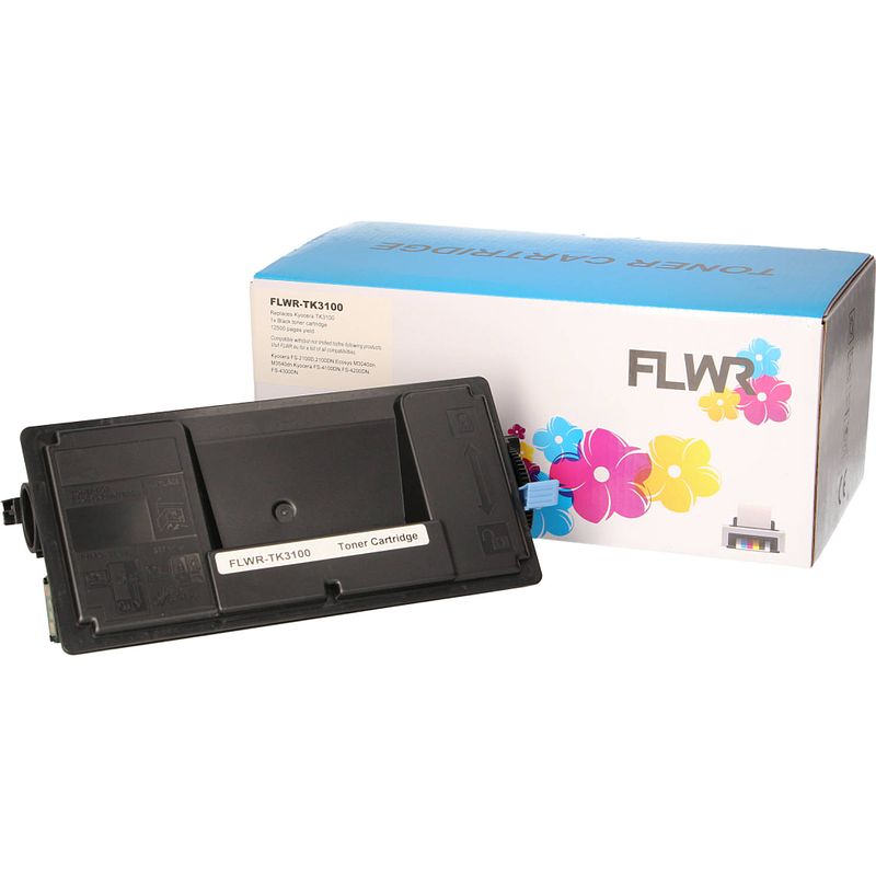 Foto van Flwr kyocera mita tk-3100 zwart toner