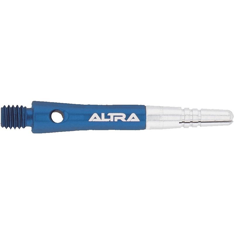 Foto van Bull's altra topspin aluminium shaft 15 mm zilver/blauw 3 stuks