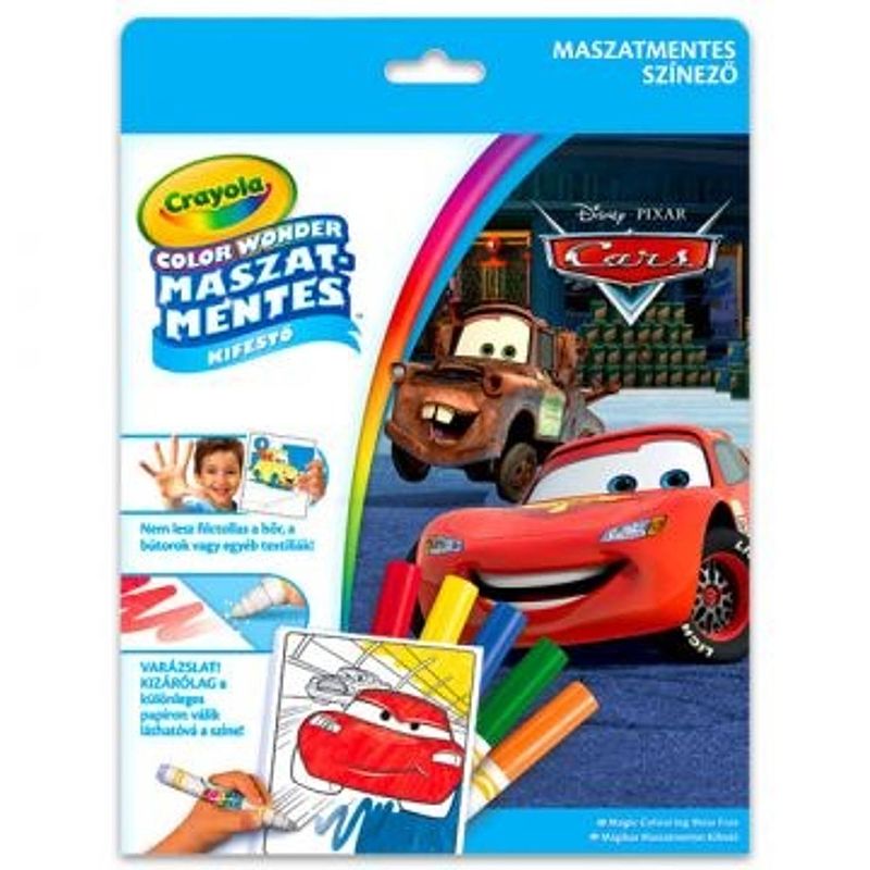 Foto van Crayola color wonder disney pixar cars - 15 pagina'ss en 5 markers