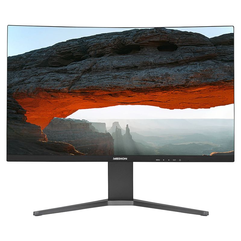 Foto van Medion akoya x52708 - curved monitor - qhd - 165 hz - 2022 - 27 inch