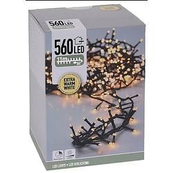 Foto van Micro cluster 560 led - 11m - met timer en dimmer - extra warm wit