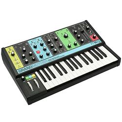 Foto van Moog grandmother semi-modulaire analoge synthesizer