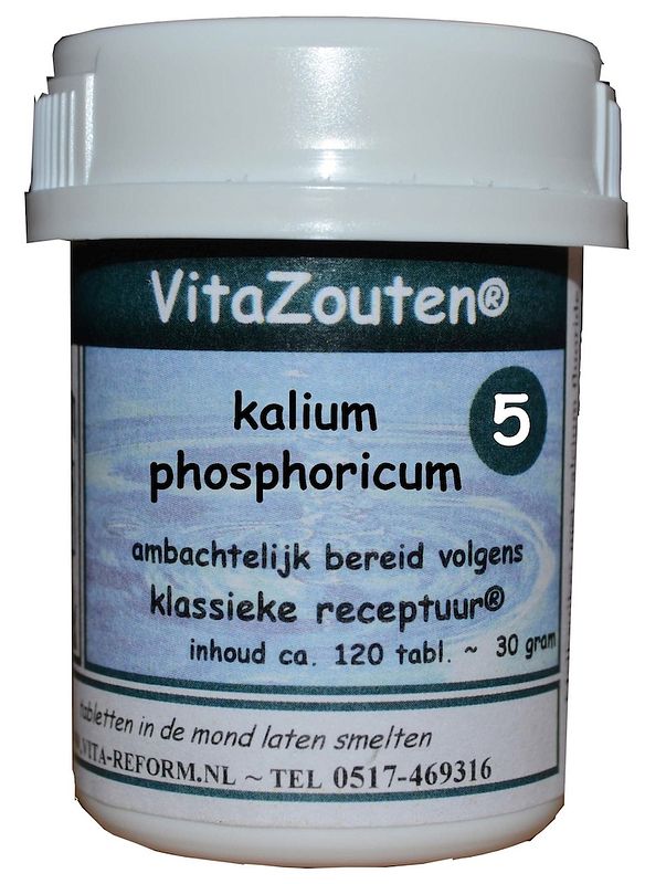 Foto van Vita reform vitazouten nr. 5 kalium phosphoricum 120st