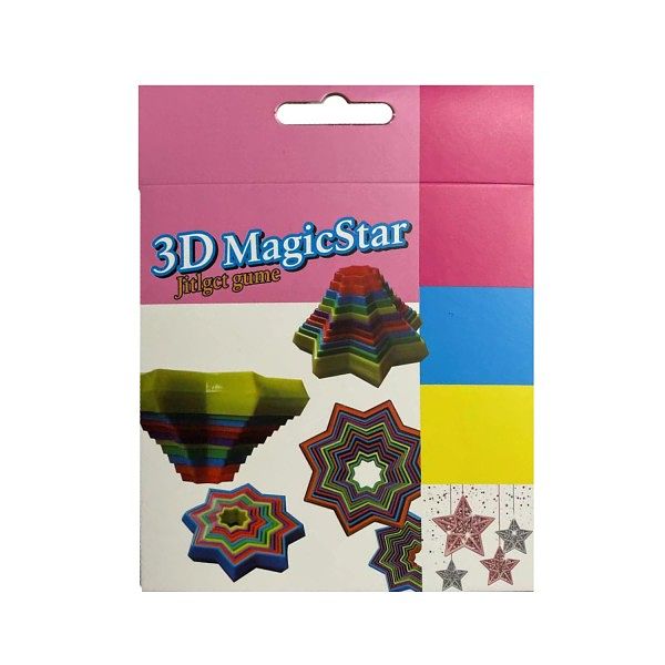 Foto van Fidget magic star 3d