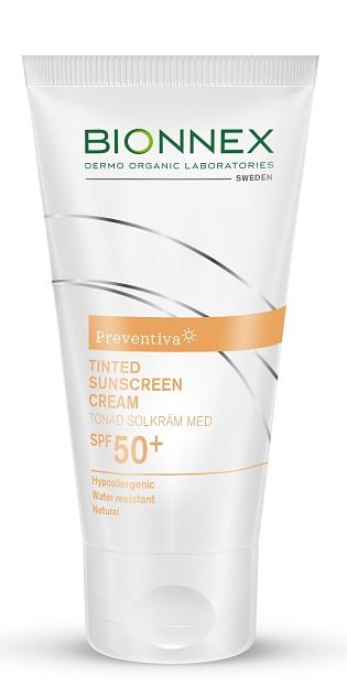 Foto van Bionnex preventiva tinted sunscreen cream spf50