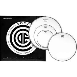 Foto van Code drum heads tpdnactdr dna rock pack 10-12-16 inch coated tomvellen + 14 inch coated snaredrumvel