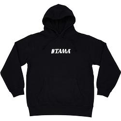 Foto van Tama tamp001-xl zwarte pullover hoodie met logo