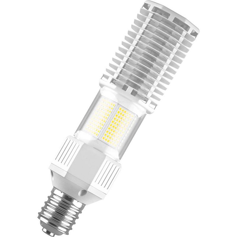 Foto van Ledvance 4058075453821 led-lamp energielabel c (a - g) e40 65 w neutraalwit (ø x l) 70 mm x 260 mm 1 stuk(s)