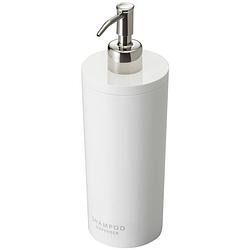 Foto van Yamazaki 2-way pump dispenser round - tower - white