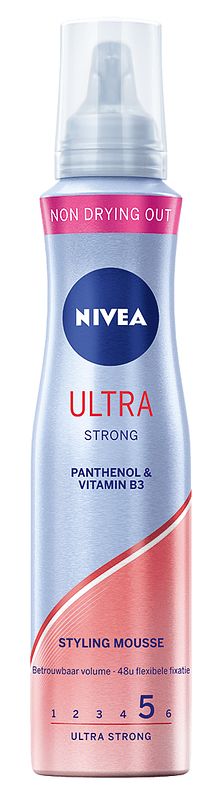 Foto van Nivea ultra strong styling mousse