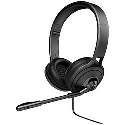 Foto van Hp 500 over ear headset bluetooth computer stereo zwart volumeregeling