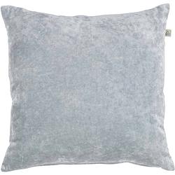 Foto van Dutch decor cido - kussenhoes velvet mist 45x45 cm - grijs - grijs